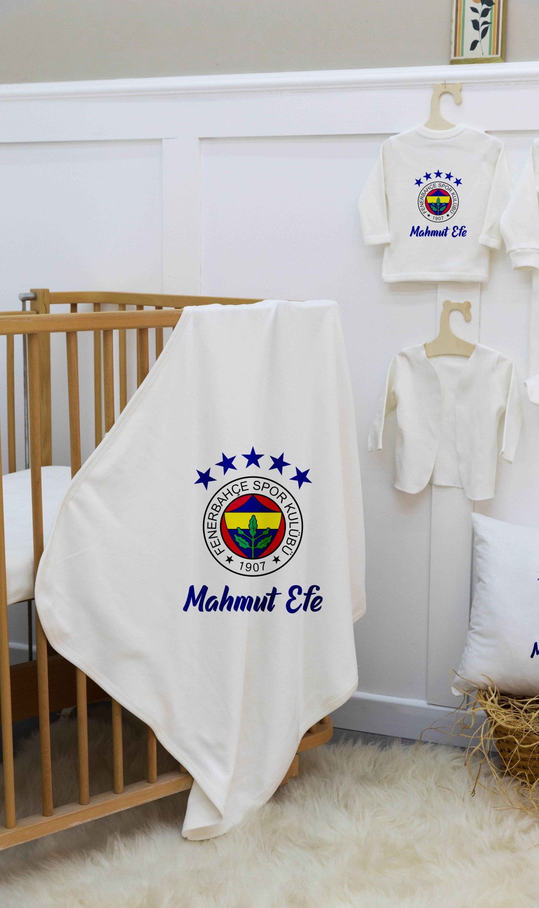 11'li Fenerbahçe Desenli İsimli Hastane Çıkışı